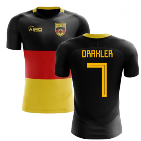 2022-2023 Germany Flag Concept Football Shirt (Draxler 7)