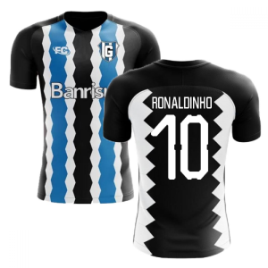 2018-2019 Gremio Fans Culture Home Concept Shirt (Ronaldinho 10) - Little Boys