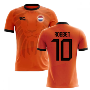 2018-2019 Holland Fans Culture Home Concept Shirt (ROBBEN 10) - Baby