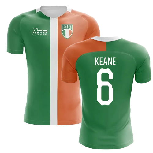 2025-2026 Ireland Flag Concept Football Shirt (Keane 6)