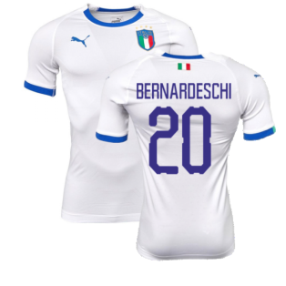 2018-2019 Italy Away evoKIT Away Shirt (Bernardeschi 20)