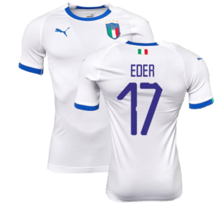 2018-2019 Italy Away evoKIT Away Shirt (Eder 17)