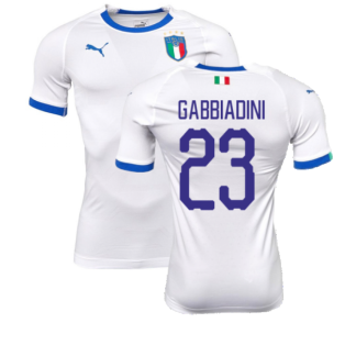2018-2019 Italy Away evoKIT Away Shirt (Gabbiadini 23)