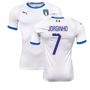 2018-2019 Italy Away evoKIT Away Shirt (Jorginho 7)