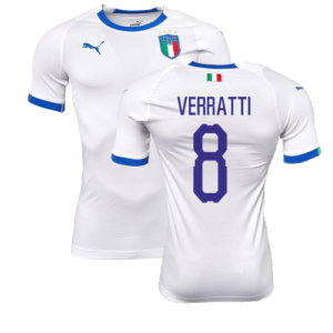2018-2019 Italy Away evoKIT Away Shirt (Verratti 8)