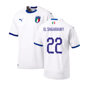 2018-2019 Italy Away Shirt (El Shaarawy 22)
