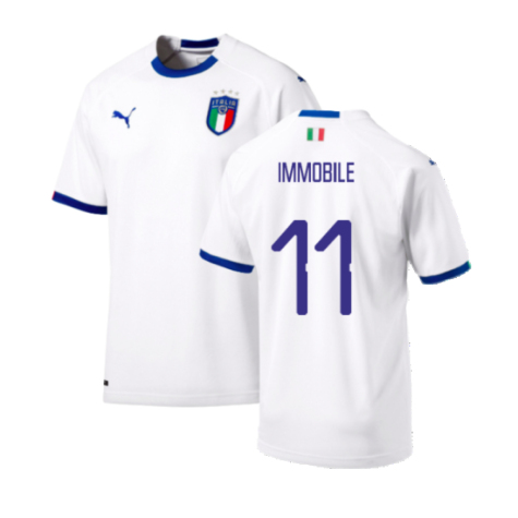 2018-2019 Italy Away Shirt (Immobile 11)
