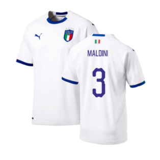 2018-2019 Italy Away Shirt (Maldini 3)