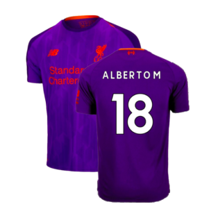 2018-2019 Liverpool Away Shirt (Kids) (Alberto M 18)