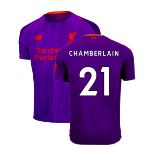 2018-2019 Liverpool Away Shirt (Kids) (Chamberlain 21)