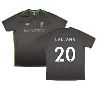 2018-2019 Liverpool Elite Training Jersey (Grey) (Lallana 20)
