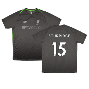 2018-2019 Liverpool Elite Training Jersey (Grey) (Sturridge 15)