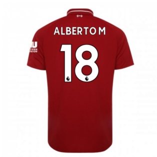 Liverpool No18 Alberto.M Away Jersey