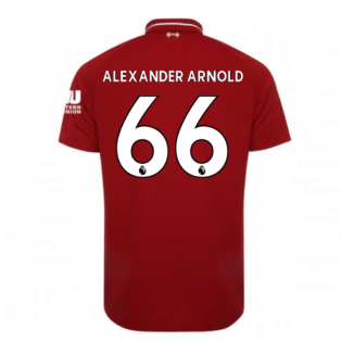 2018-2019 Liverpool Home Football Shirt (Alexander Arnold 66)