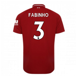2018-2019 Liverpool Home Football Shirt (Fabinho 3)