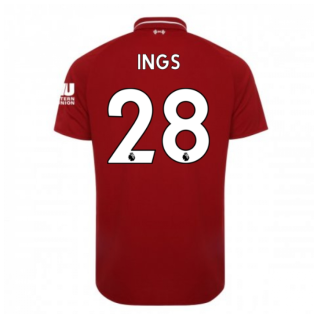 2018-2019 Liverpool Home Football Shirt (Ings 28)
