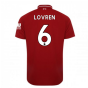 2018-2019 Liverpool Home Football Shirt (Lovren 6)