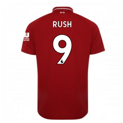 2018-2019 Liverpool Home Football Shirt (Rush 9)