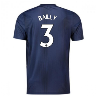 2018-2019 Man Utd Adidas Third Football Shirt (Bailly 3)