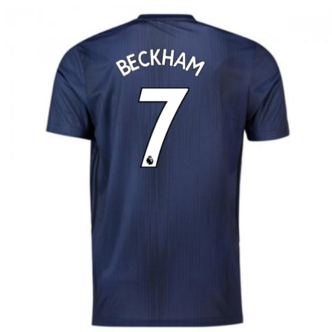 2018-2019 Man Utd Adidas Third Football Shirt (Beckham 7)