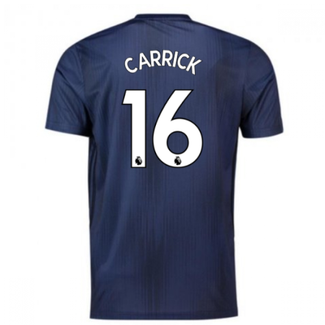 2018-2019 Man Utd Adidas Third Football Shirt (Carrick 16)