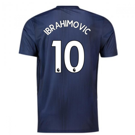 2018-2019 Man Utd Adidas Third Football Shirt (Ibrahimovic 10)