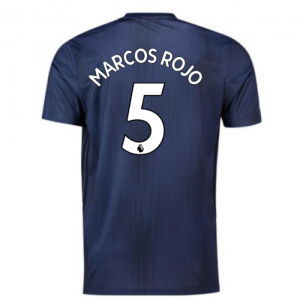 2018-2019 Man Utd Adidas Third Football Shirt (Marcos Rojo 5)