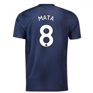 2018-2019 Man Utd Adidas Third Football Shirt (Mata 8)