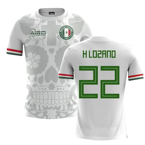 2025-2026 Mexico Away Concept Football Shirt (H.Lozano 22)