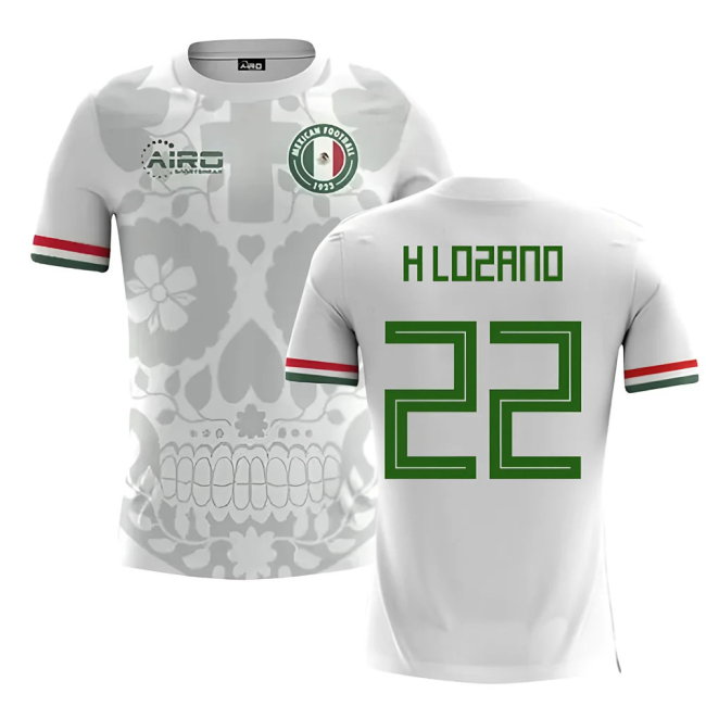 2025-2026 Mexico Away Concept Football Shirt (H.Lozano 22)