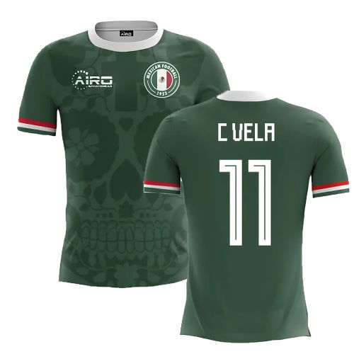 2025-2026 Mexico Home Concept Football Shirt (C.Vela 11)