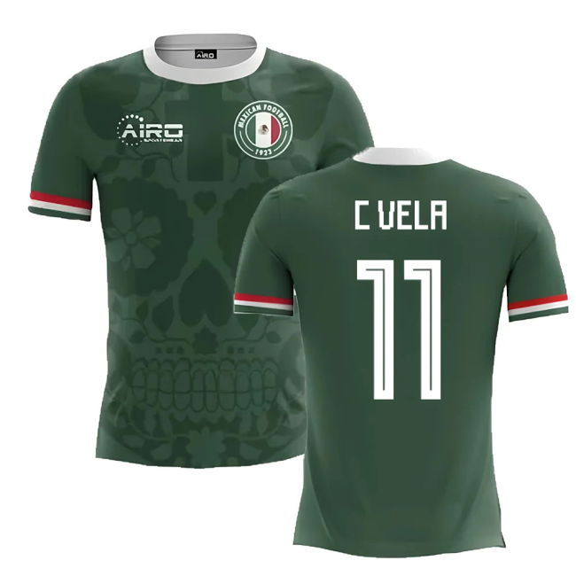 2025-2026 Mexico Home Concept Football Shirt (C.Vela 11)