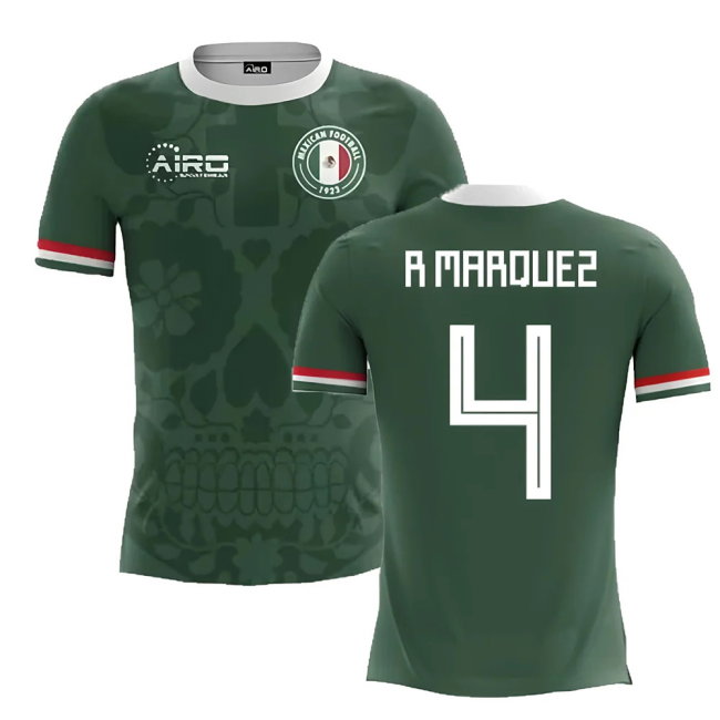 2025-2026 Mexico Home Concept Football Shirt (R.Marquez 4)