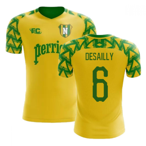2018-2019 Nantes Fans Culture Home Concept Shirt (Desailly 6) - Kids (Long Sleeve)