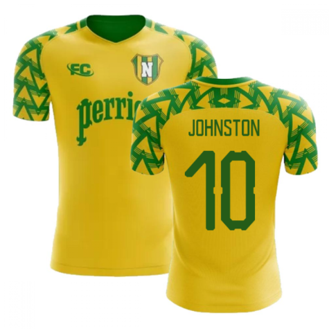 2018-2019 Nantes Fans Culture Home Concept Shirt (Johnston 10) - Adult Long Sleeve