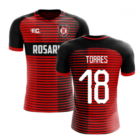2018-2019 Newells Old Boys Fans Culture Home Concept Shirt (Torres 18) - Kids