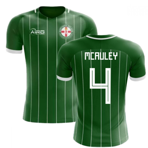 2020-2021 Northern Ireland Home Concept Football Shirt (McAuley 4) - Kids