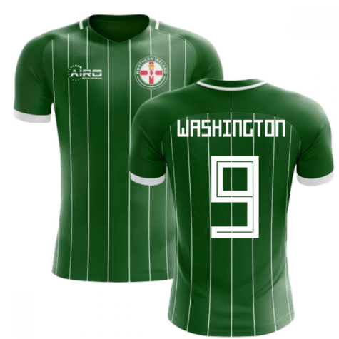 2020-2021 Northern Ireland Home Concept Football Shirt (Washington 9) - Kids