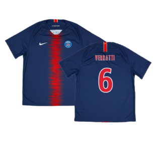 2018-2019 PSG Home Shirt (no sponsor) (Verratti 6)