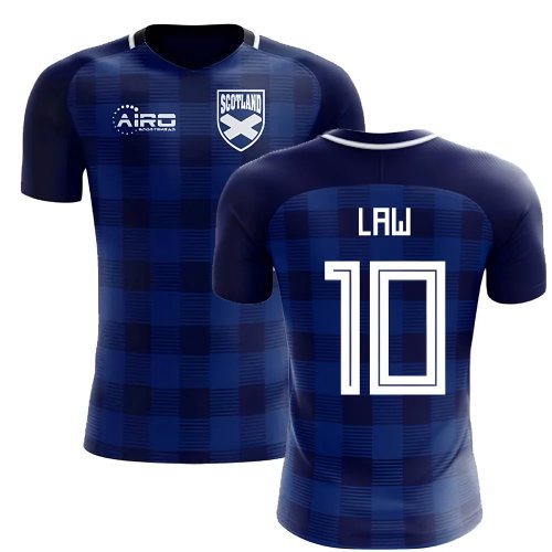 2025-2026 Scotland Tartan Concept Football Shirt (Law 10)