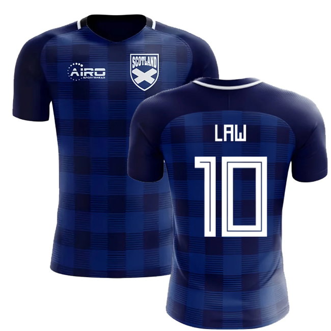 2025-2026 Scotland Tartan Concept Football Shirt (Law 10)