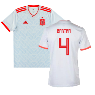 2018-2019 Spain Away Shirt (Bartra 4)