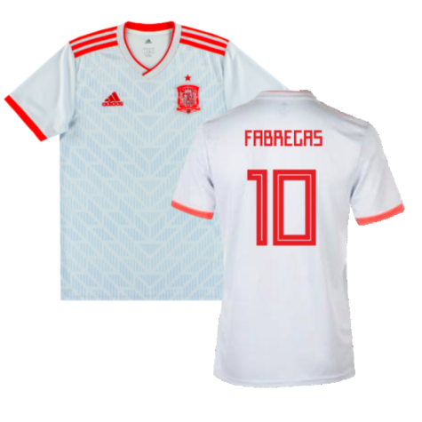 2018-2019 Spain Away Shirt (Fabregas 10)