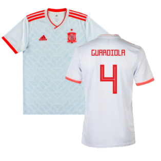 2018-2019 Spain Away Shirt (Guardiola 4)
