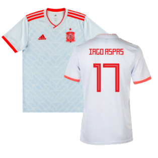2018-2019 Spain Away Shirt (Iago Aspas 17)
