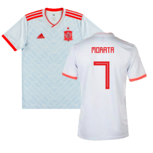 2018-2019 Spain Away Shirt (Morata 7)