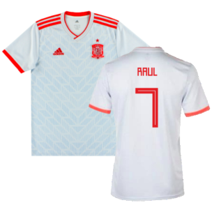 2018-2019 Spain Away Shirt (Raul 7)