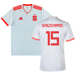 2018-2019 Spain Away Shirt (Sergio Ramos 15)
