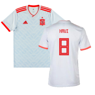 2018-2019 Spain Away Shirt (Xavi 8)