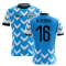 2023-2024 Uruguay Home Concept Football Shirt (M. Pereira 16)